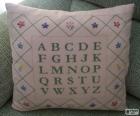 Alphabet cushion