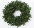Christmas wreath formed by fir