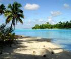 Landscape of a tropical island