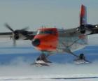Twin Otter equipped for snow