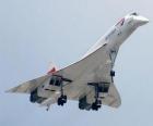 Concorde supersonic jet aircraft