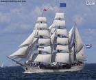 Great sailboat or three-masted caravel