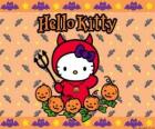 Hello Kitty dressed on Halloween