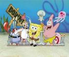 SpongeBob and some of his friends