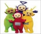 The Teletubbies: Laa-Laa, Tinky Winky, Po and Dipsy