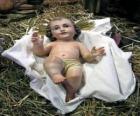 The Child Jesus in the manger