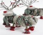 Pretty dolls Christmas reindeer