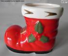 Ceramic Christmas boot