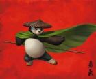 Po, the giant panda fan of Kung Fu