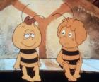 Maya the Bee and her friend Willi