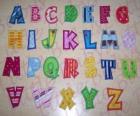 Capital letters, alphabet