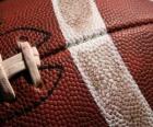 Detail American football ball