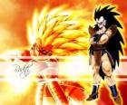 Raditz, a Saiyan, Son Goku's older brother who managed to survive the destruction of planet Vegeta