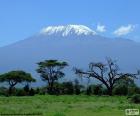 Kilimanjaro, the highest mountain in Africa is a volcano located in the Kilimanjaro National Park in Tanzania