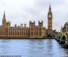 Big Ben in London, the Clock Tower of the Palace of Westminster