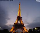 Eiffel Tower at night