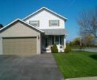 Two-storey house and detached garage