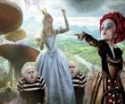 Alice, along with the twins and the Red Queen