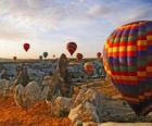 Balloon in the landscape