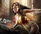 Wonder Woman is an immortal superheroine with powers similar to Superman