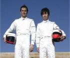 Pedro Martinez de la Rosa and Kamui Kobayashi, pilots BMW Sauber F1 Team