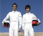 Pedro Martinez de la Rosa and Kamui Kobayashi, pilots BMW Sauber F1 Team