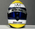 Nico Rosberg helmet 2010