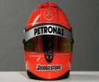 Michael Schumacher helmet 2010