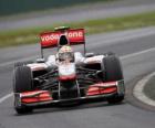 Lewis Hamilton during the race - McLaren - Melbourne 2010