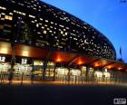 Soccer City at night