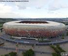 The façade of the Soccer City Stadium (88.460), Johannesburg