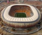 Aerial view of FNB Stadium or Soccer City Stadium (88.460), Johannesburg