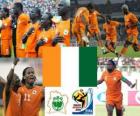 Selection Ivory Coast's, Group G, South Africa 2010