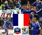 Selection of France, Group A, South Africa 2010