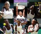 Selena Williams 2010 Wimbledon Champion