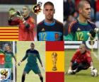 Víctor Valdés (The panther Hospitalet) Spanish team goalie or goalkeeper