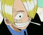 Sanji elegant, the ship's cook and expert in melee fighting
