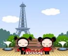 Pucca and Garu in Paris