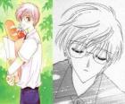 Tsukishiro Yukito is Toya's best friend and becomes the magical guardian Yue when he has to help Sakura