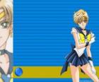 Haruka Tenou or Amara Tenoh can transform into Sailor Uranus