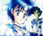 Ami Mizuno  or Amy Anderson can become Sailor Mercury 