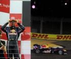 Sebastian Vettel - Red Bull - Singapore 2010 (2 º Classified)