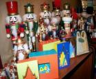 Soldier-shaped nutcracker as a Christmas decoration