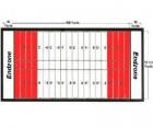 American football field scheme