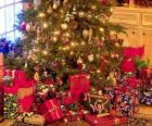 Presents under the Christmas tree