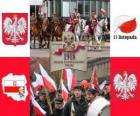 Polish National holiday, november 11. Commemoration of the independence of Poland in 1918