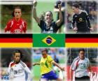 Nominated for FIFA Women’s World Player of the Year 2010 (Fatmire Bajramaj, Marta Vieira da Silva, Birgit Prinz)