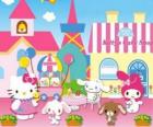 Hello Kitty and her friends enjoying a day in Pastry