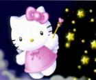 Hello Kitty is a fairy among the stars