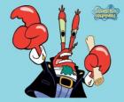 Eugene H. Crab,  is the owner of the restaurant where SpongeBob and Squidward work